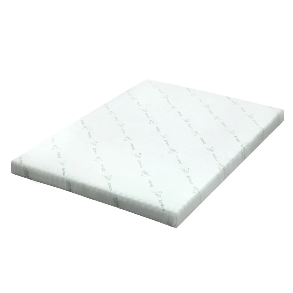 10cm Thick Deluxe Memory Foam Mattress Topper Cool Gel - Double