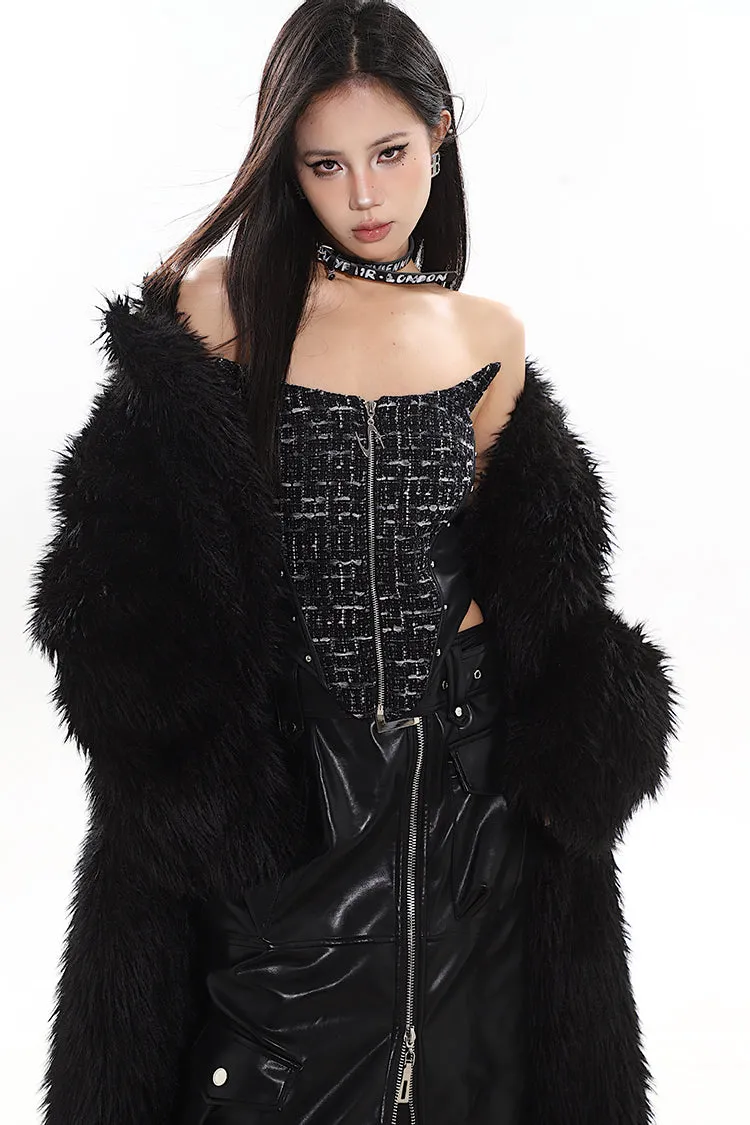 【23s December.】High-end Lapel Long Fur Coat