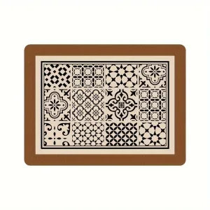 Anti Slip Dish Drying Mat-Ethnic pattern