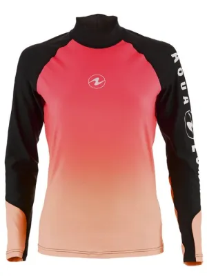 Aqualung Rash Vest Pink - Long Sleeve