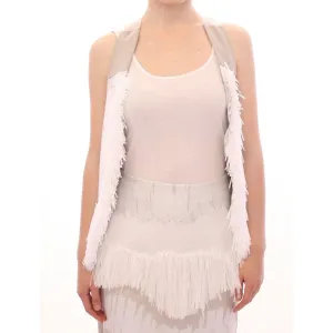 Arzu Kaprol Chic Fringed Open Back Vest