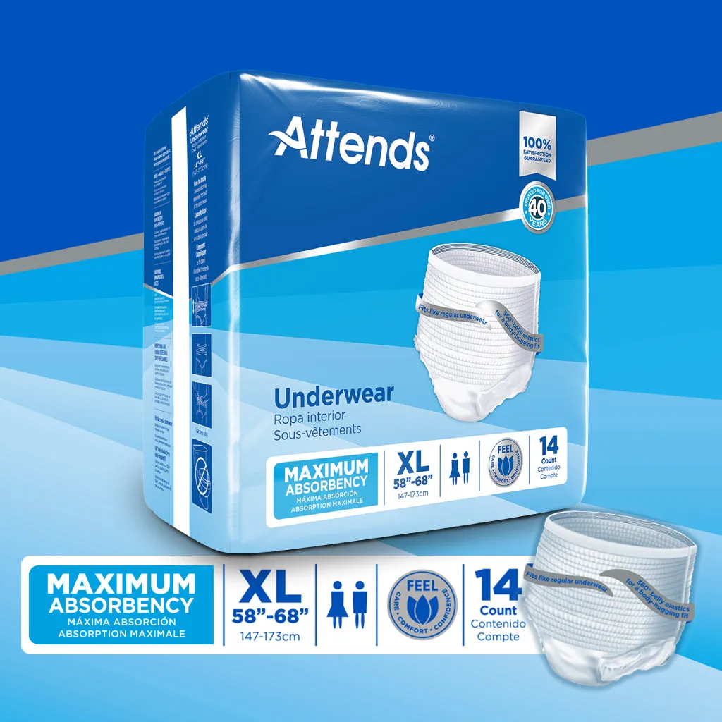 Attends Underwear, Maximum Absorbency