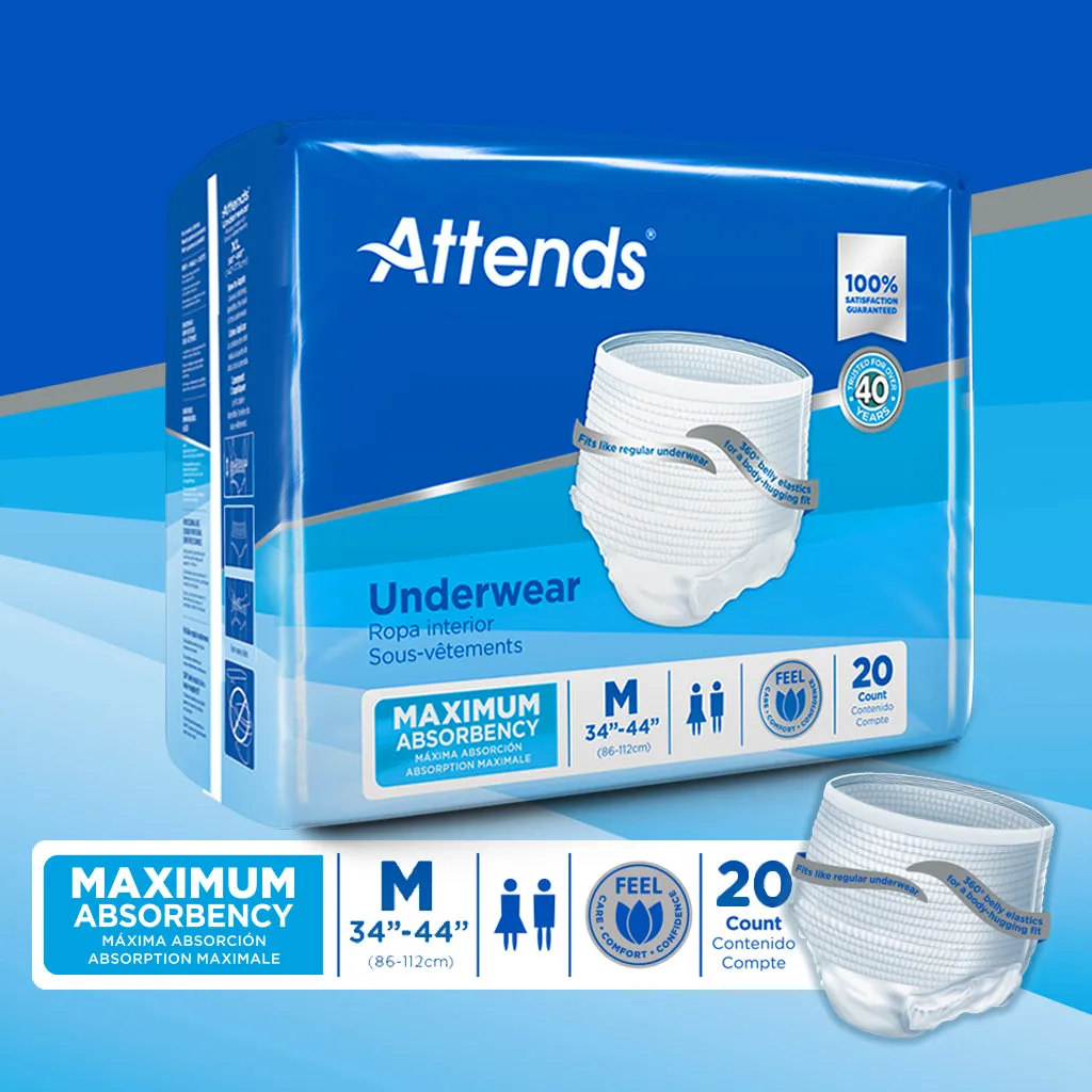 Attends Underwear, Maximum Absorbency