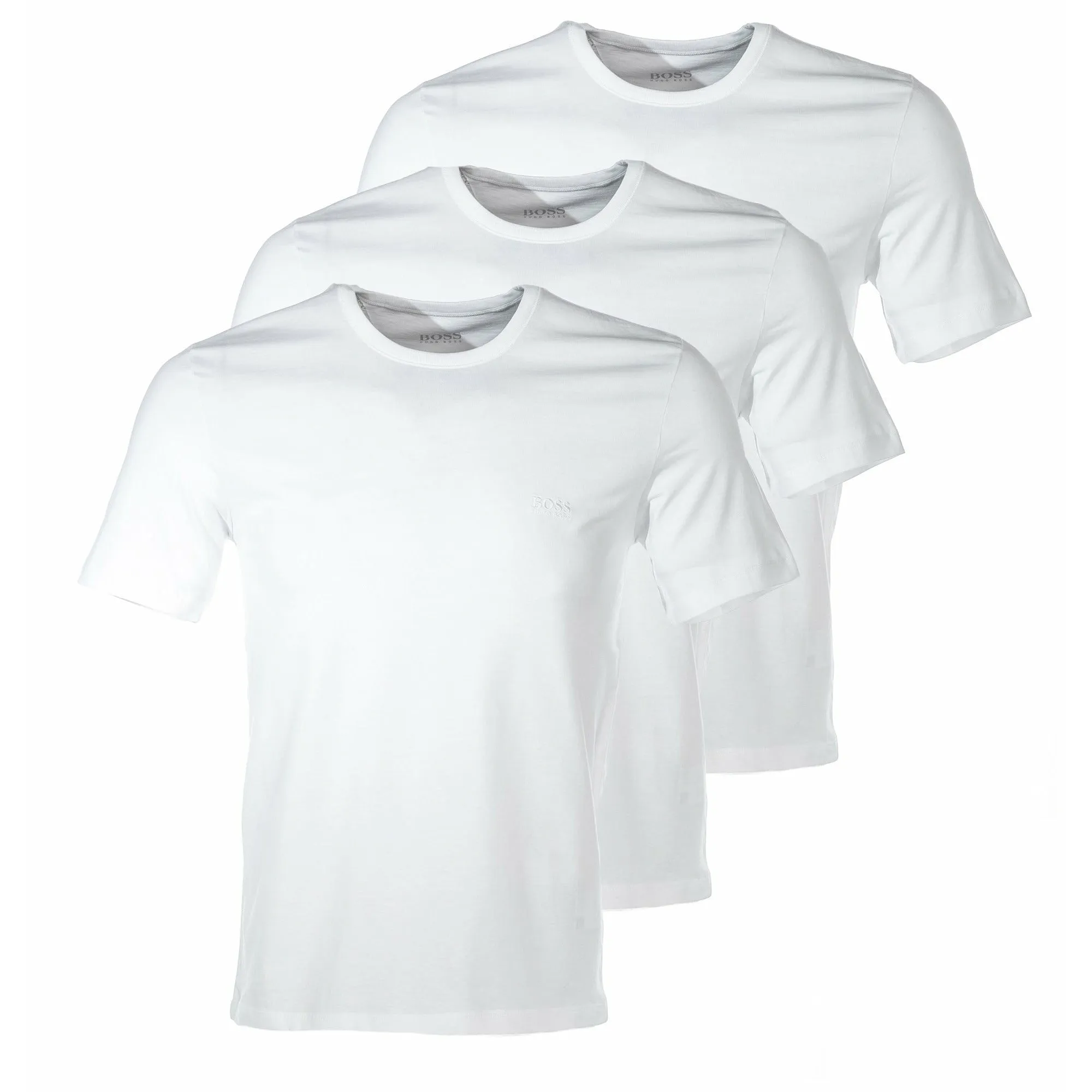 BOSS 3 Pack Crew Neck T-Shirt in White