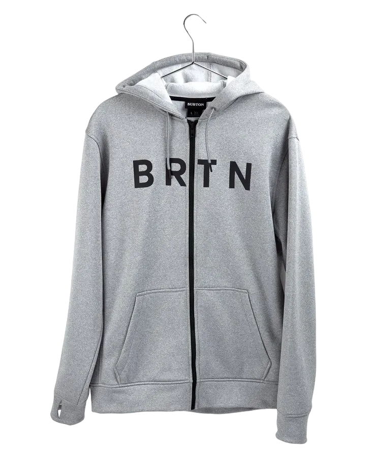 Burton Oak Seasonal Full-Zip Fleece - Gray Heather