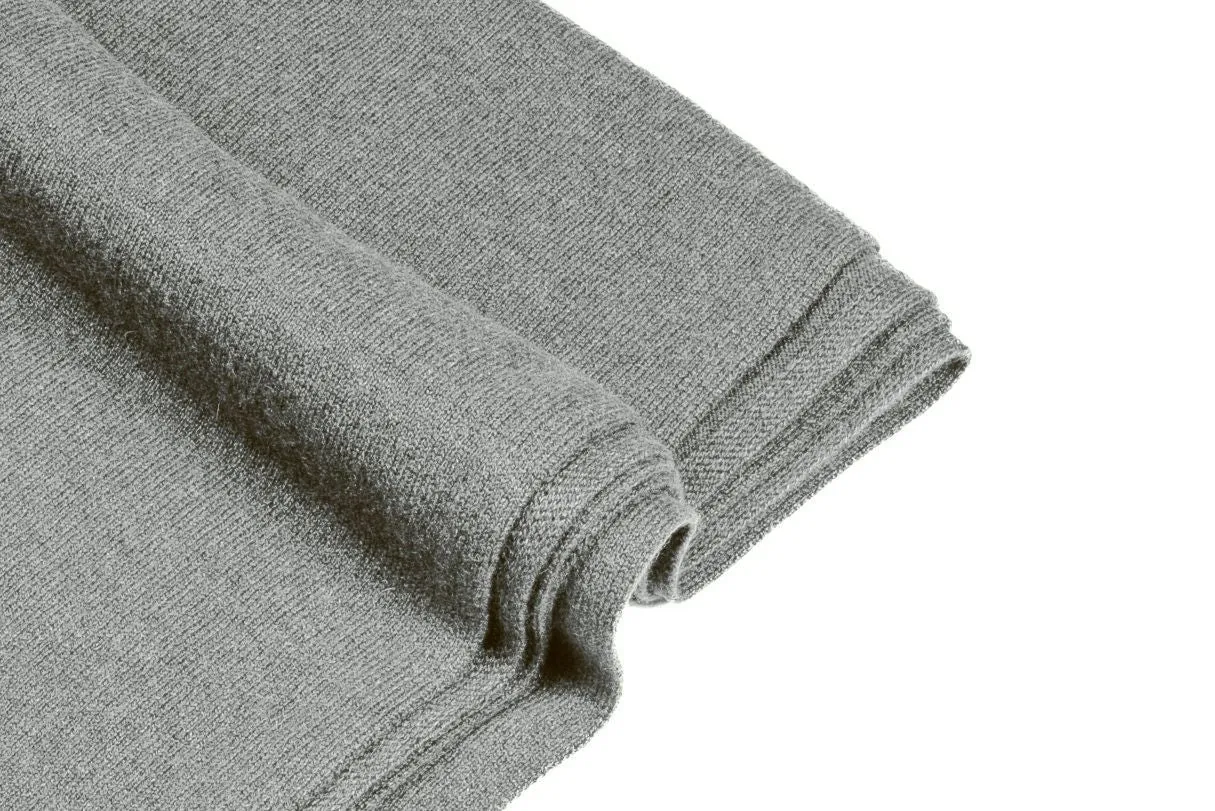 Cashmere Plain Knit Scarf