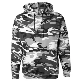 Code V Camouflage Pullover Hooded Sweatshirt - Urban Woodland