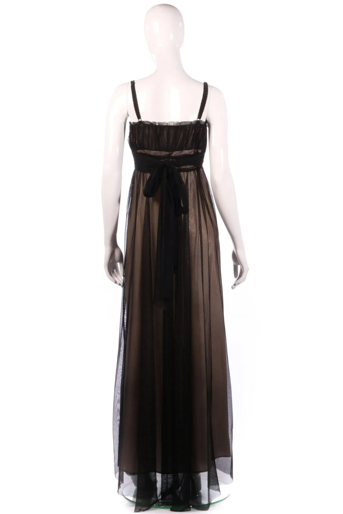 Debut nude and black ball gown size 12/14