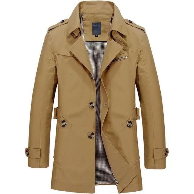 Fashion Trench Coat For Men