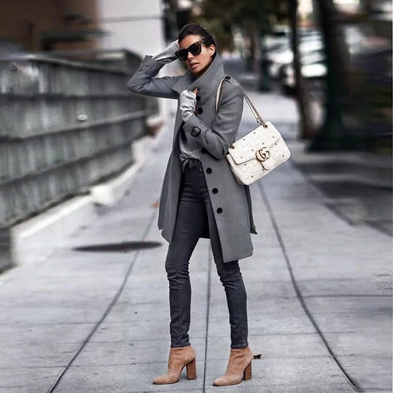 Flytonn-Fall Outfits Women Outwear Streetwear -women's outerwear women's coat Fashion Pure Color Long Sleeve Coat