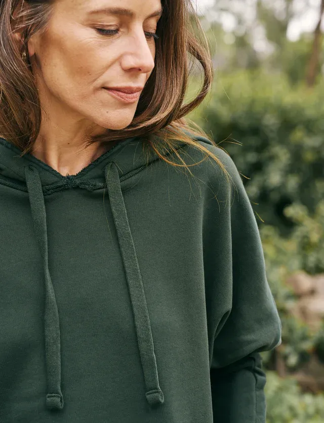 Frank & Eileen - Kane Capelet Hoodie in Evergreen