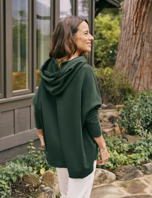 Frank & Eileen - Kane Capelet Hoodie in Evergreen