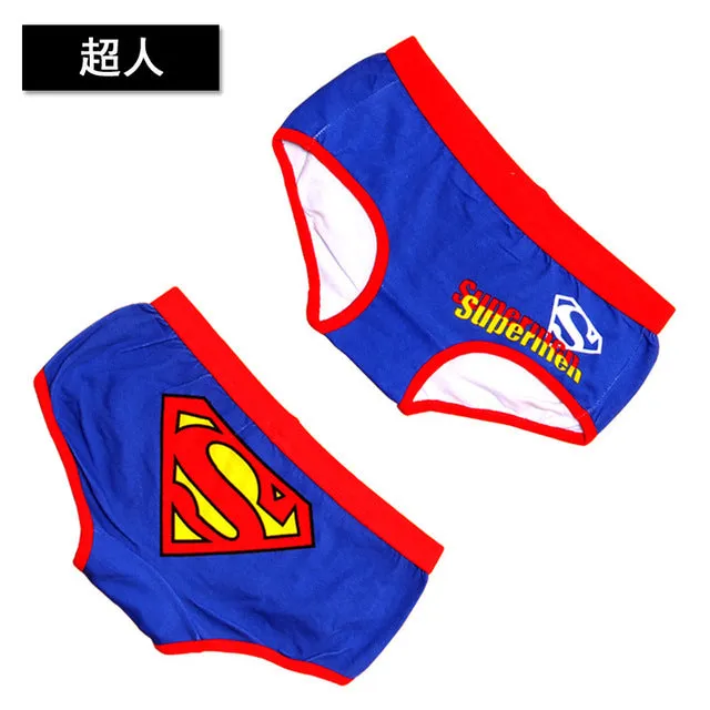 Free Shipping high quality brand mens cartoon underwear Low waist sexy man boxer cotton shorts underpants couple panties cartoon