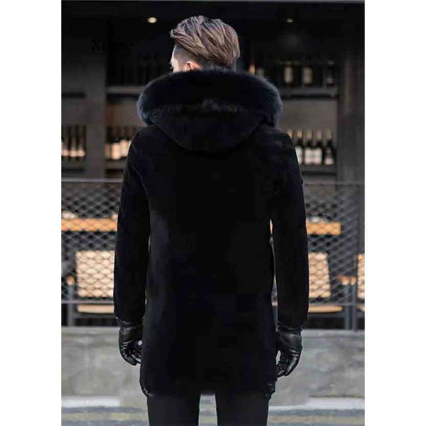 Funki Buys | Jackets | Men's Winter Faux Fox Fur Luxury Jacket