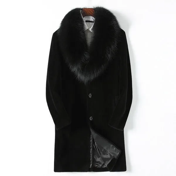 Funki Buys | Jackets | Men's Winter Faux Fox Fur Luxury Jacket