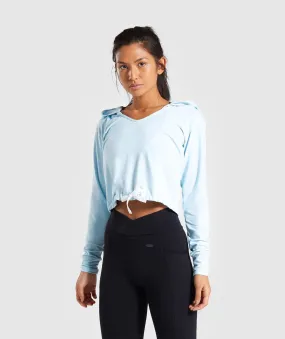 Gymshark Poise Hoodie - Washed Blue