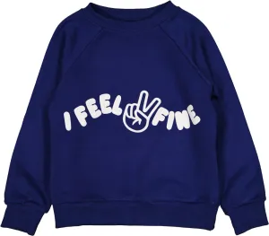 Indigo "Feel Fine" James Crewneck