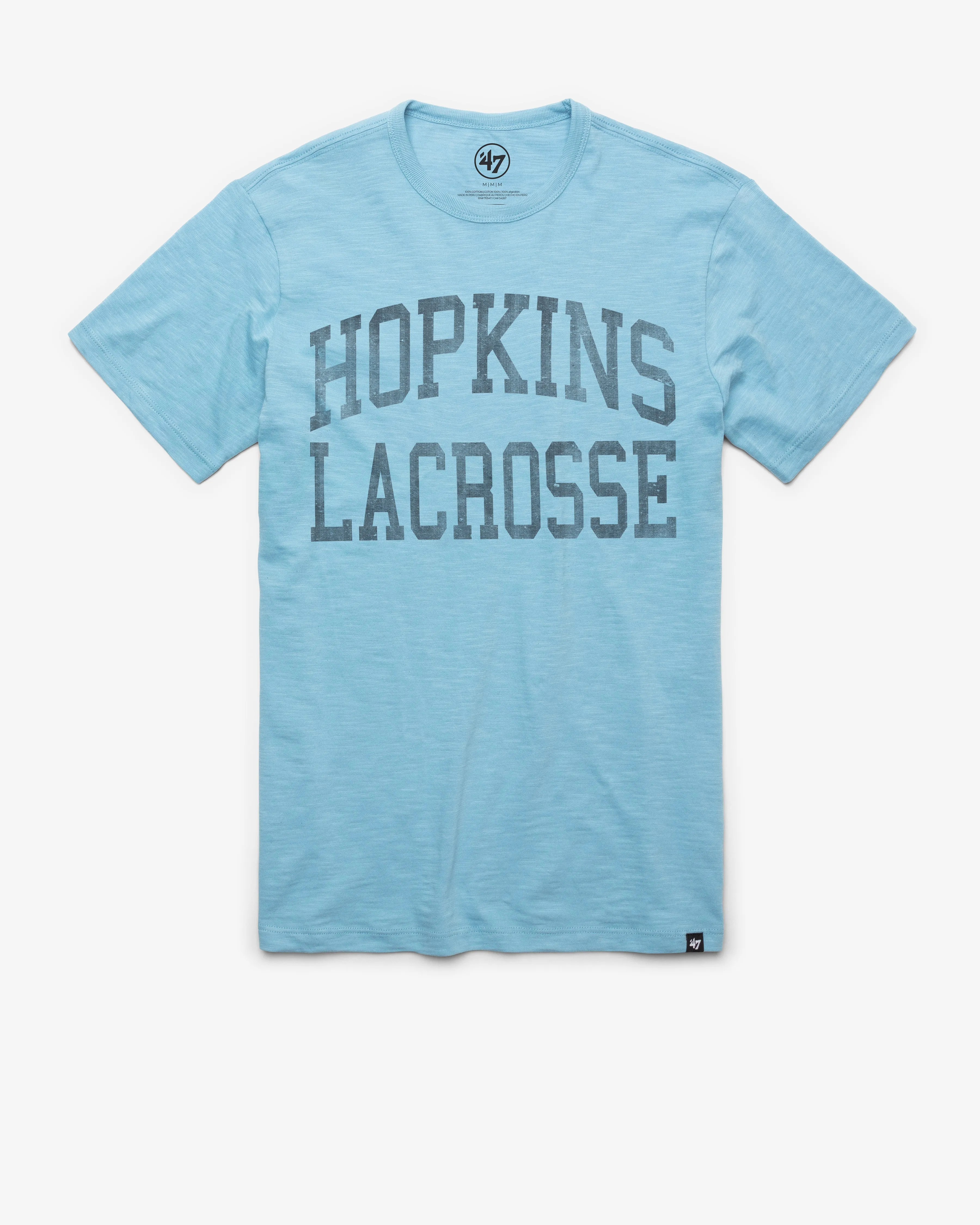 JOHNS HOPKINS BLUE JAYS CLASSIC BLOCK '47 SCRUM TEE