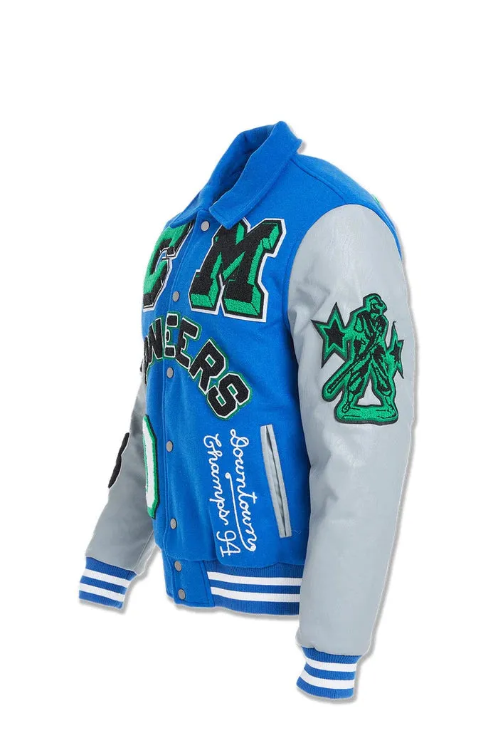 Legacy Edition Mens Varsity Jacket (Royal) - 91650RYL