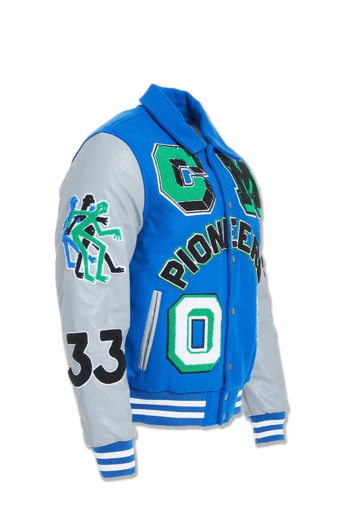 Legacy Edition Mens Varsity Jacket (Royal) - 91650RYL