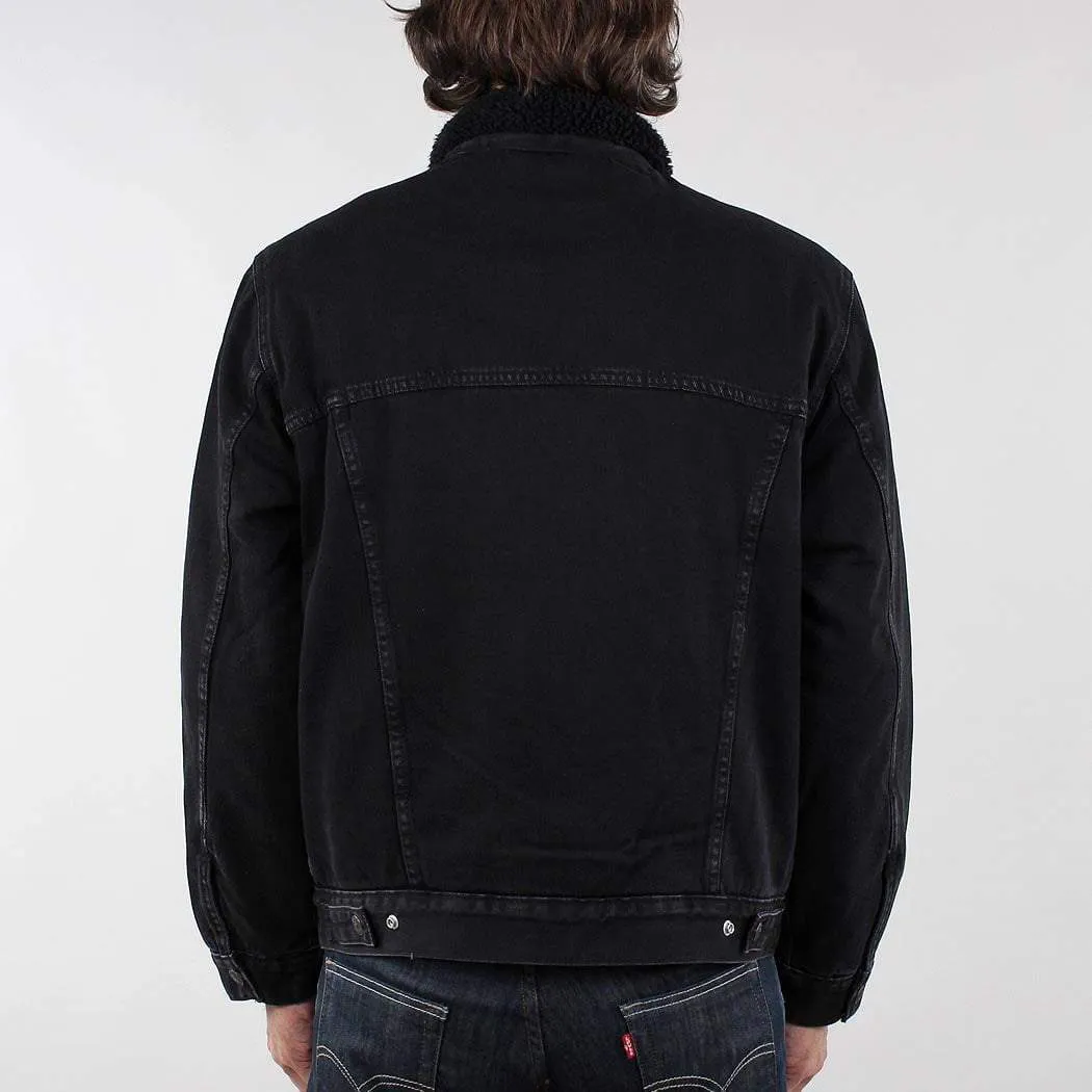 Levis Patch Pocket Sherpa Trucker Jacket