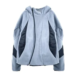 Lightning fleece jacket blue gray