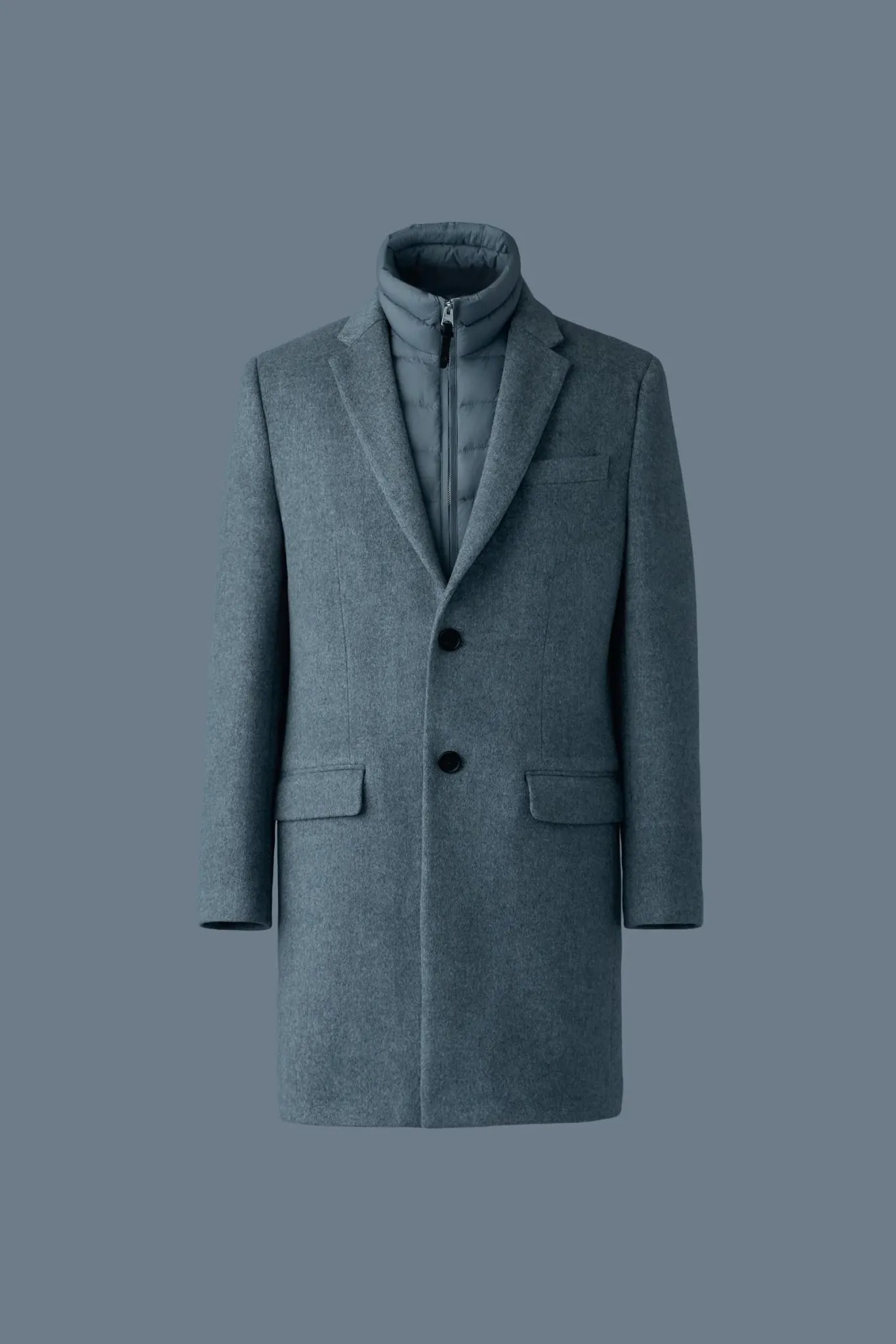 MACKAGE SKAI-SLB - 3-in-1 Wool Coat With Removable Down Liner