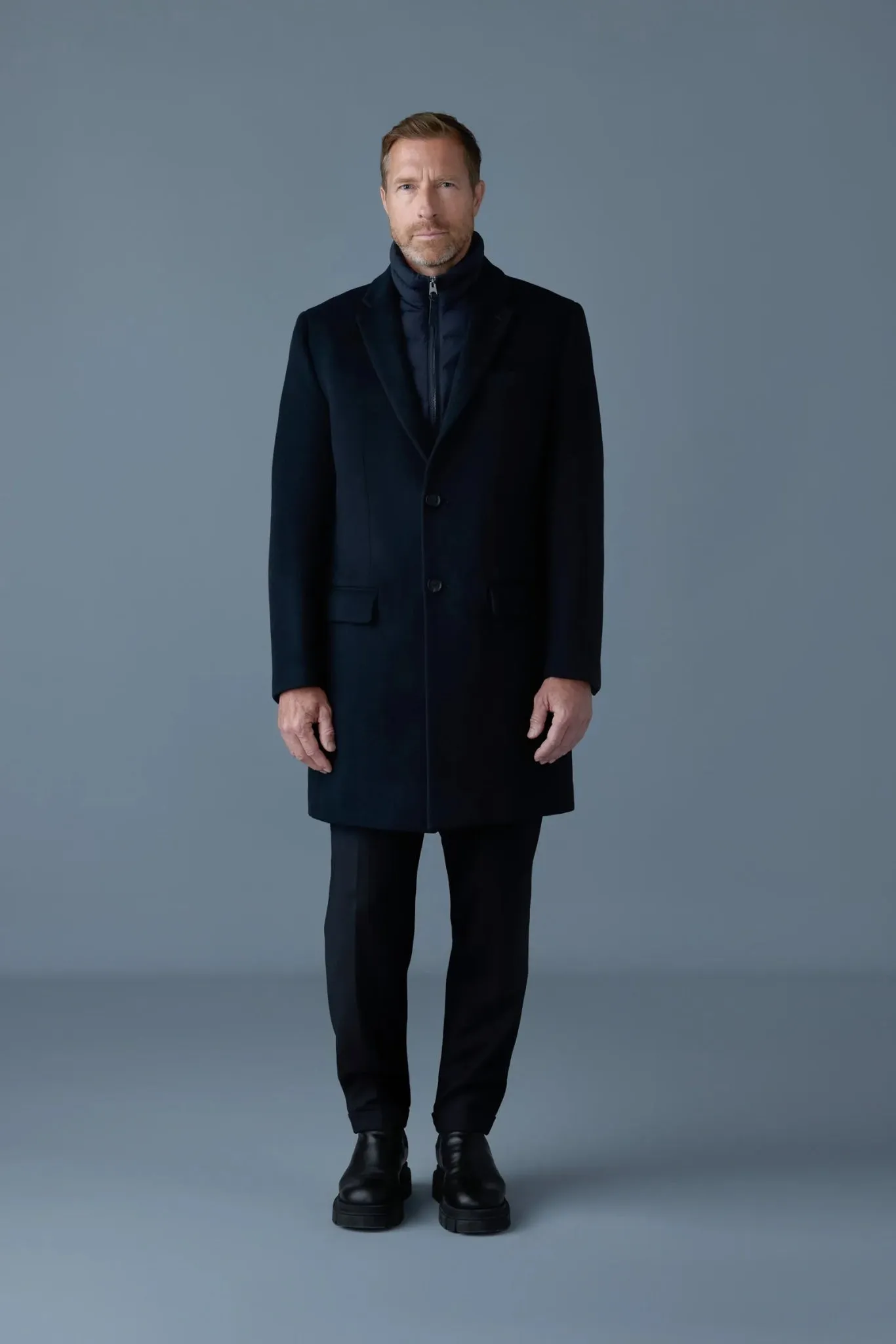 MACKAGE SKAI-SLB - 3-in-1 Wool Coat With Removable Down Liner