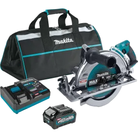 Makita GSR02M1 40V max XGT® Brushless Cordless Rear Handle 10‑1/4" Circular Saw Kit, AWS® Capable (4.0Ah)