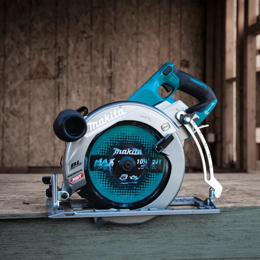 Makita GSR02M1 40V max XGT® Brushless Cordless Rear Handle 10‑1/4" Circular Saw Kit, AWS® Capable (4.0Ah)