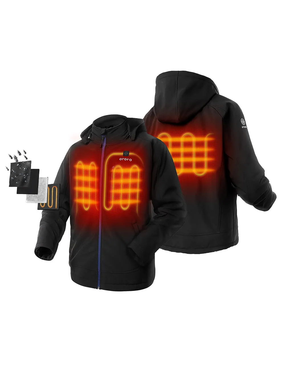 Men's Classic Heated Jacket - Black / Other Colours