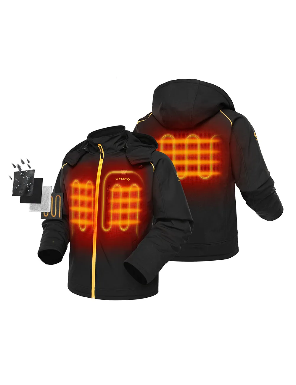 Men's Classic Heated Jacket - Black / Other Colours