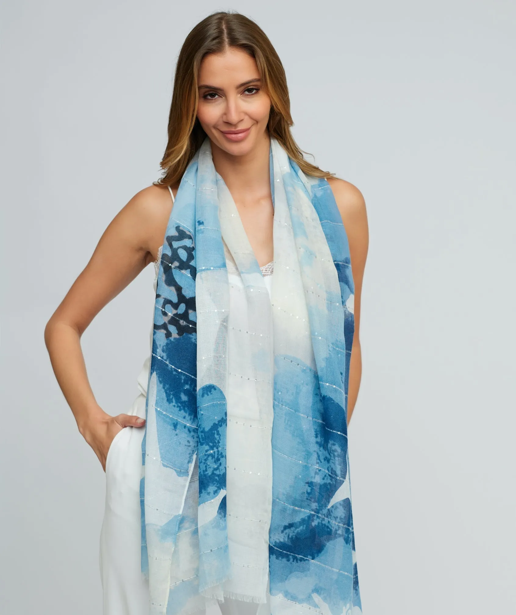 Mia Scarf - Blue