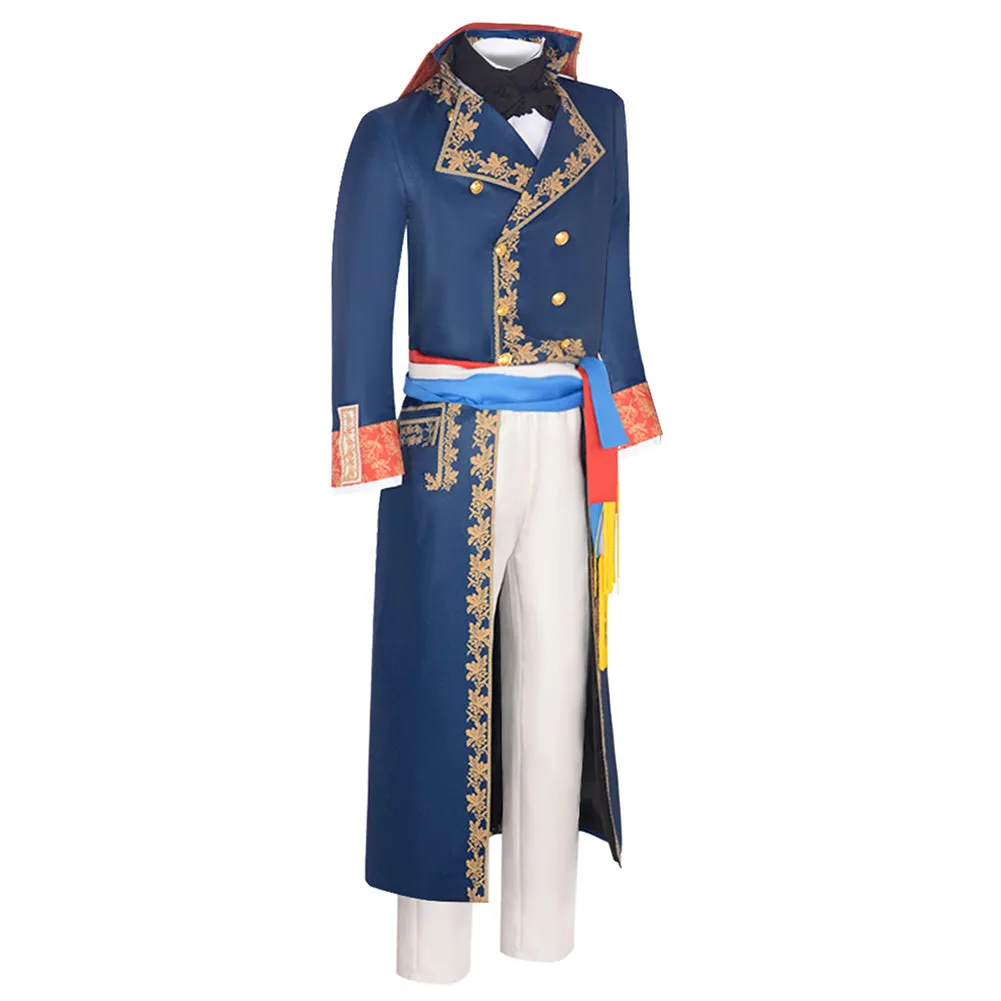 Napoleon 2023 Napoleon Blue Outfit Party Carnival Halloween Cosplay Costume