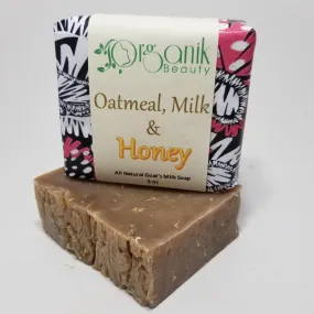 Oatmeal Milk and Honey Goat's Milk Soap 5 oz