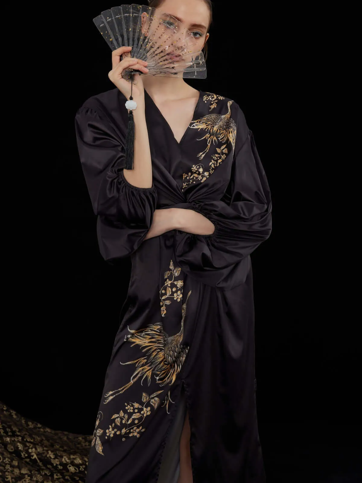 Oriental Phoenix Lantern Dress