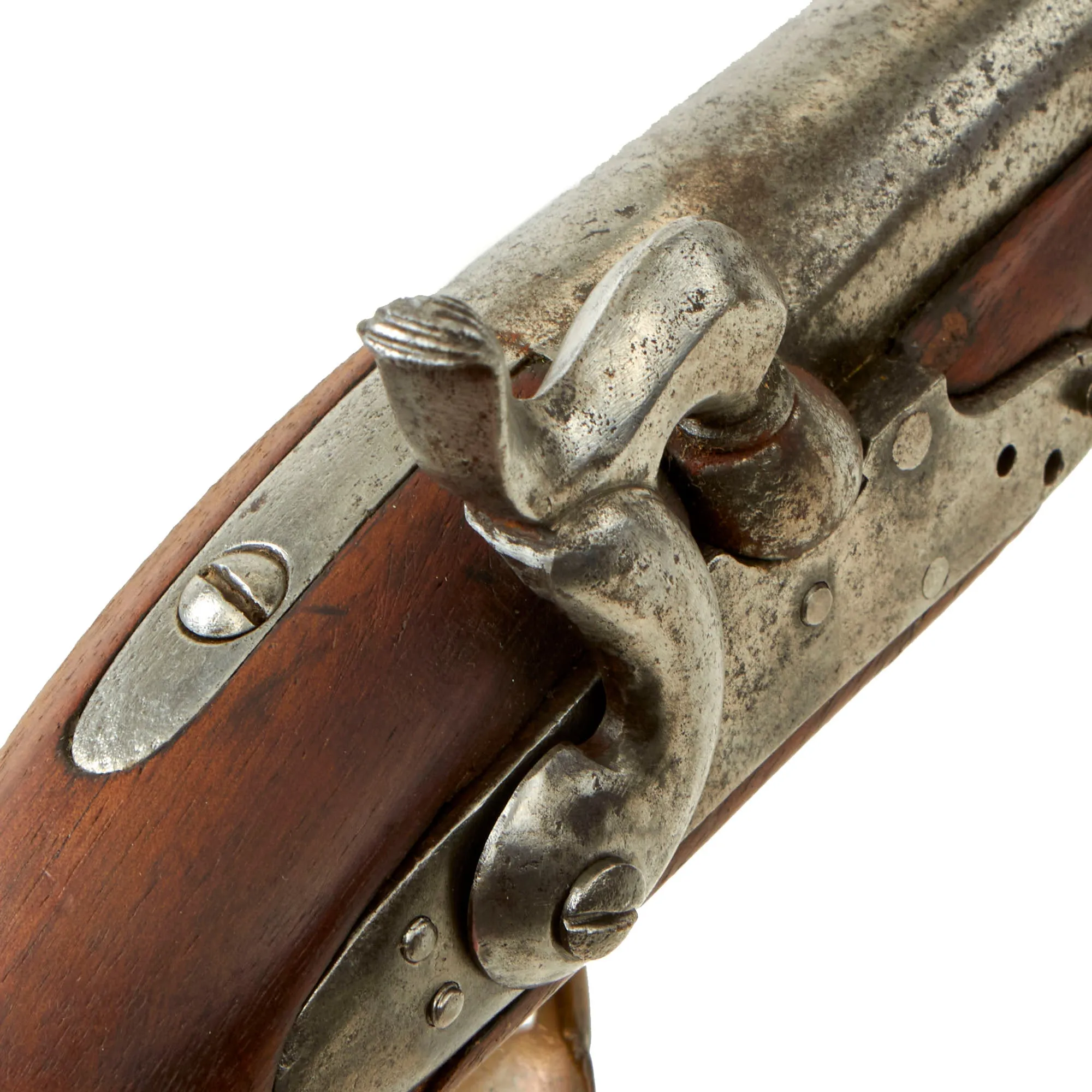 Original European Continental Flintlock Pistol Converted to Percussion - Circa 1800