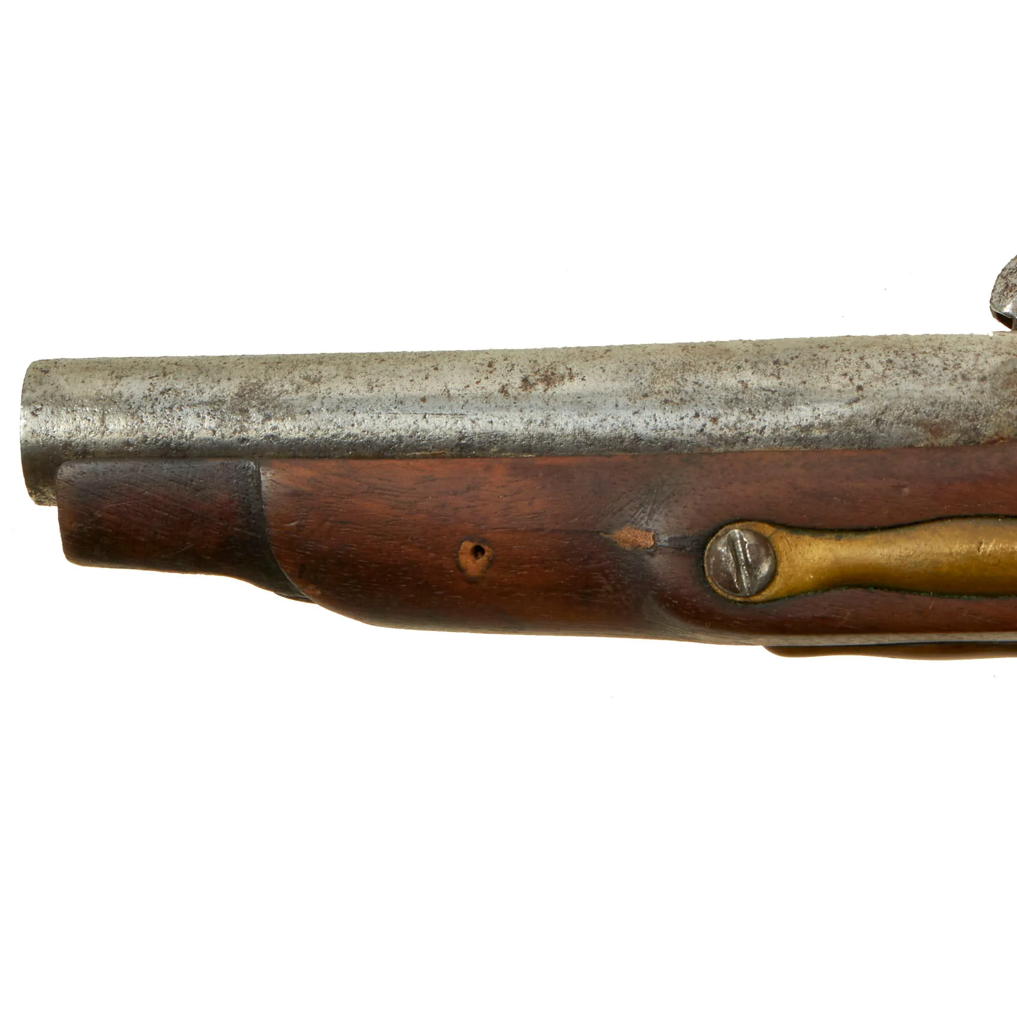 Original European Continental Flintlock Pistol Converted to Percussion - Circa 1800