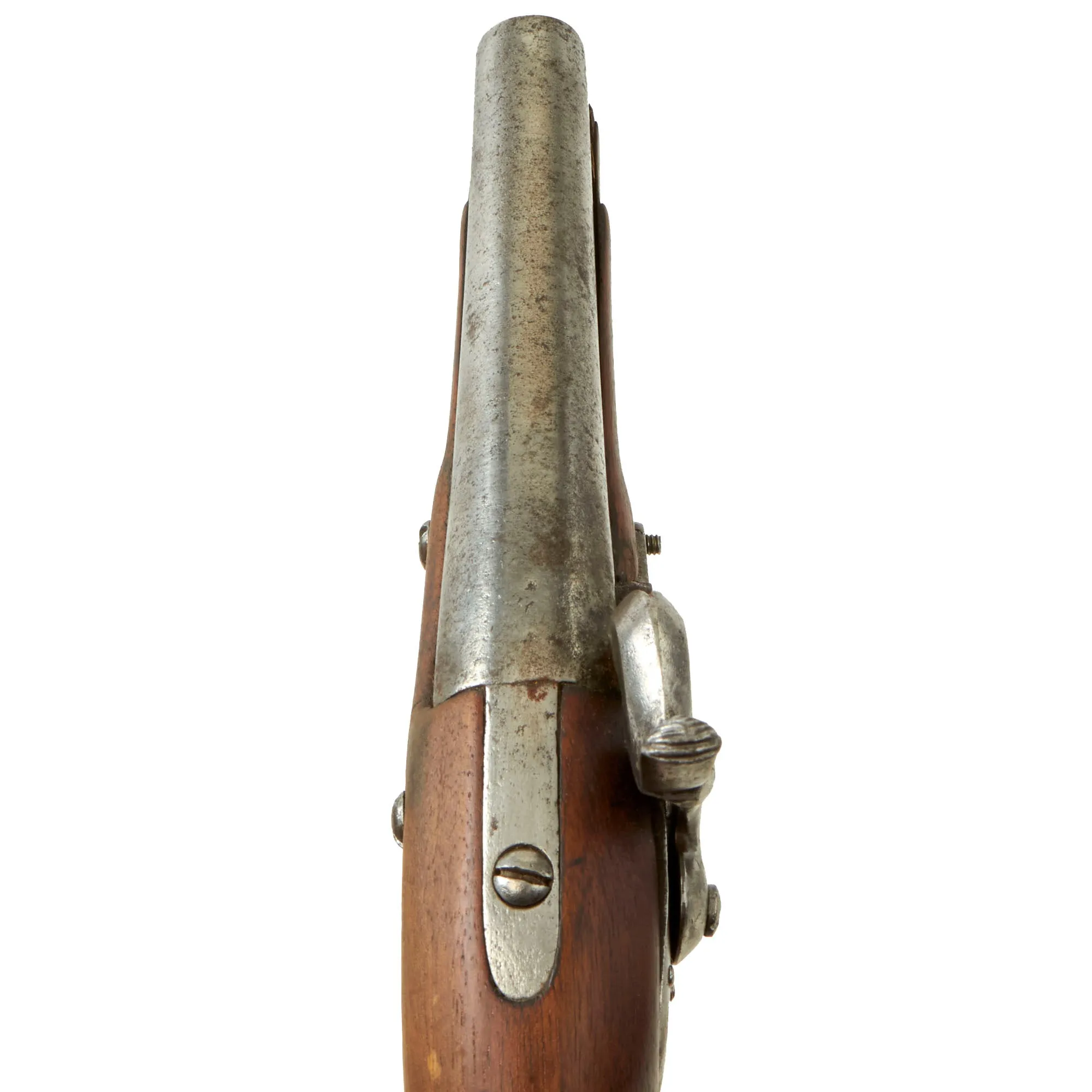 Original European Continental Flintlock Pistol Converted to Percussion - Circa 1800