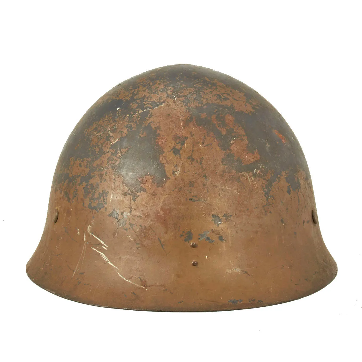 Original Japanese WWII Special Naval Landing Forces (SNLF) Helmet with Complete Liner