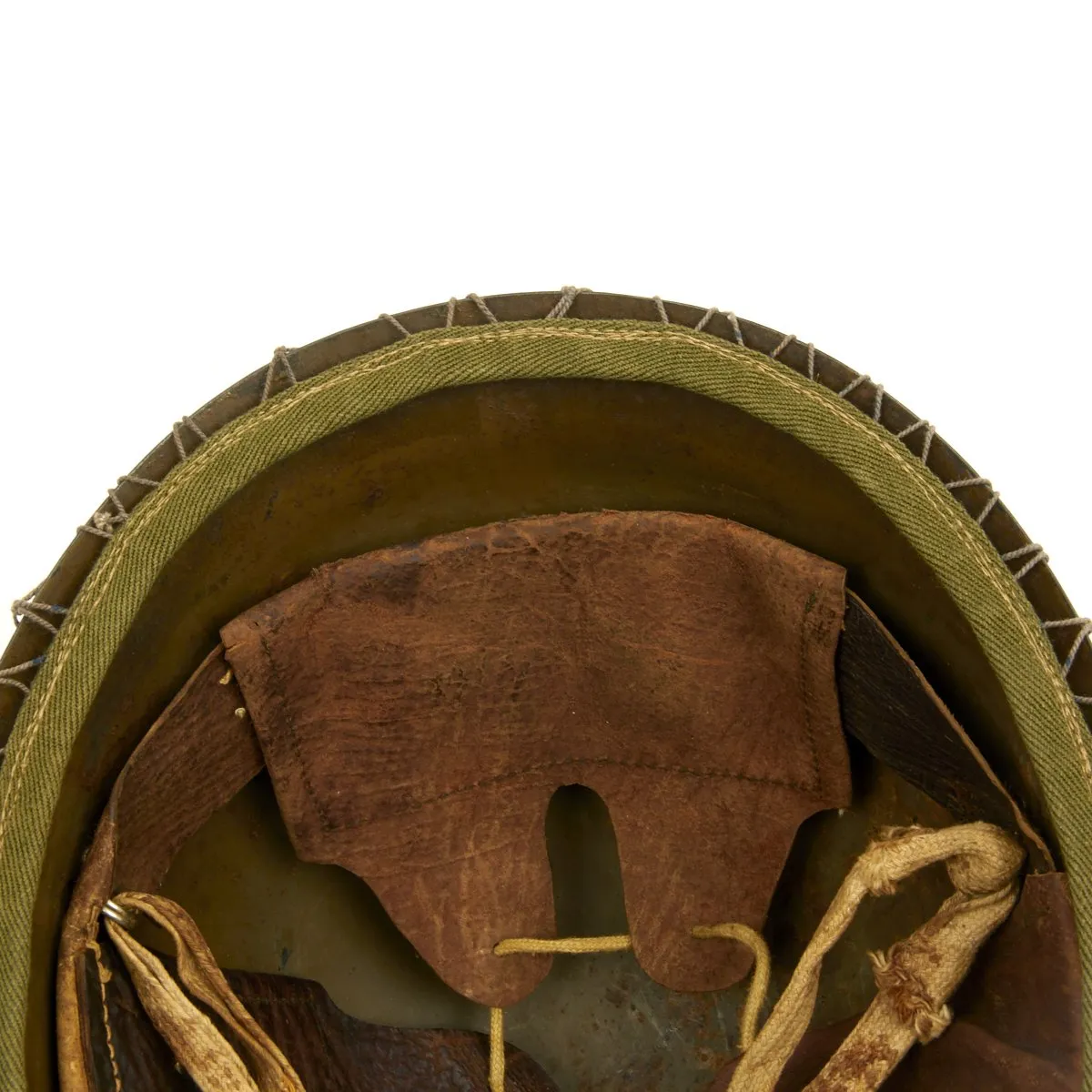 Original WWII Japanese Special Naval Landing Forces (SNLF) Helmet with Net and KIA Photo