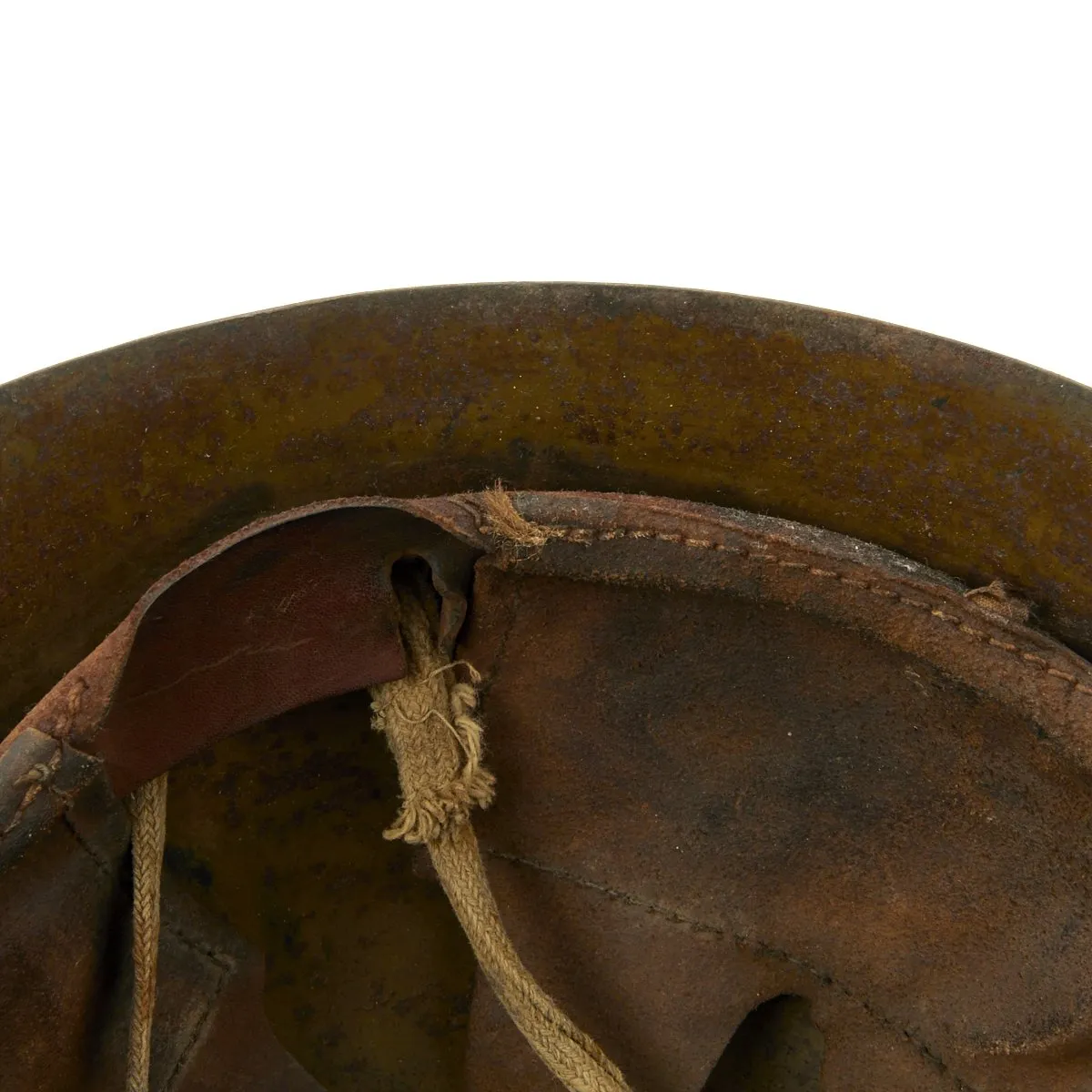 Original WWII Japanese Special Naval Landing Forces SNLF Helmet with Uniform Insignia