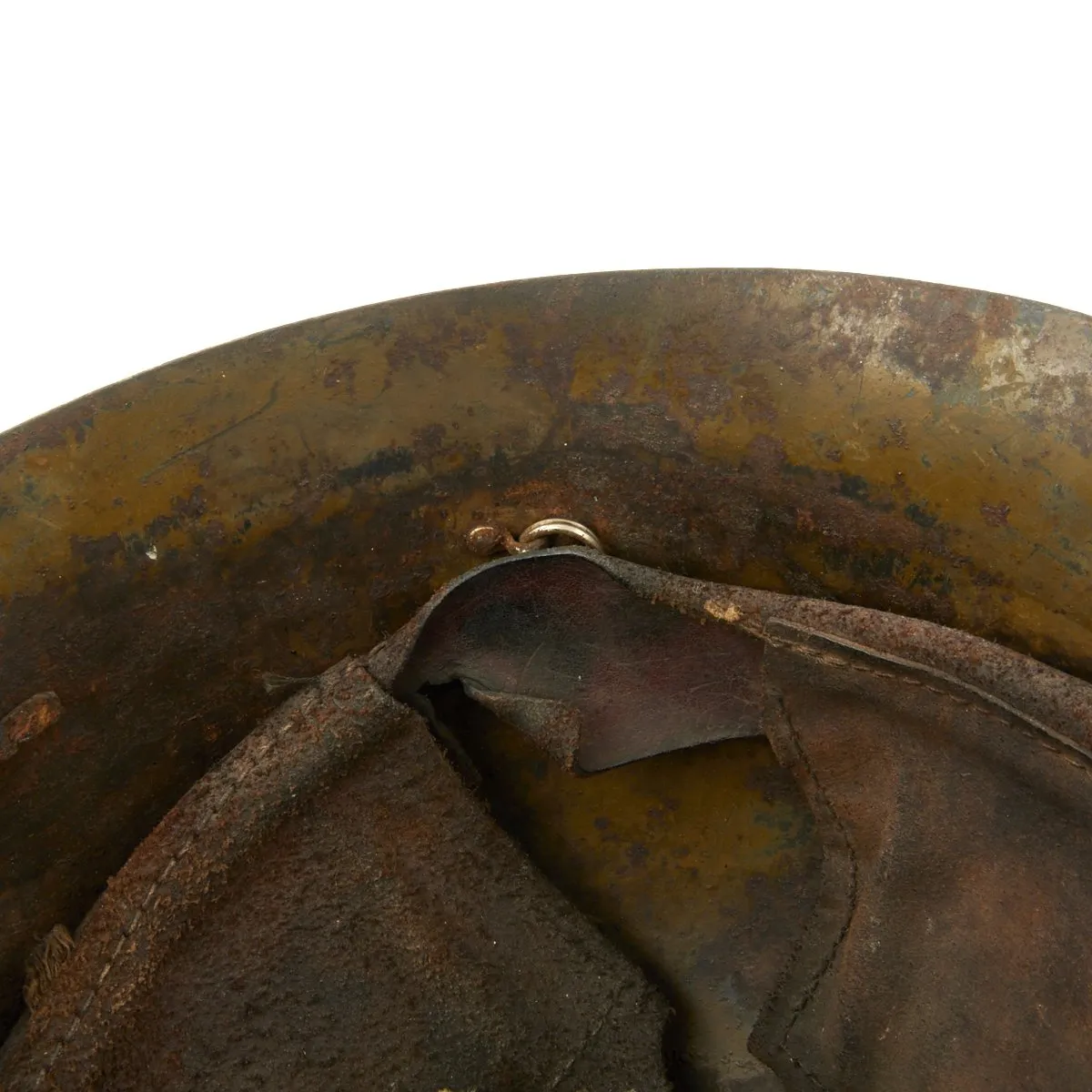 Original WWII Japanese Special Naval Landing Forces SNLF Helmet with Uniform Insignia