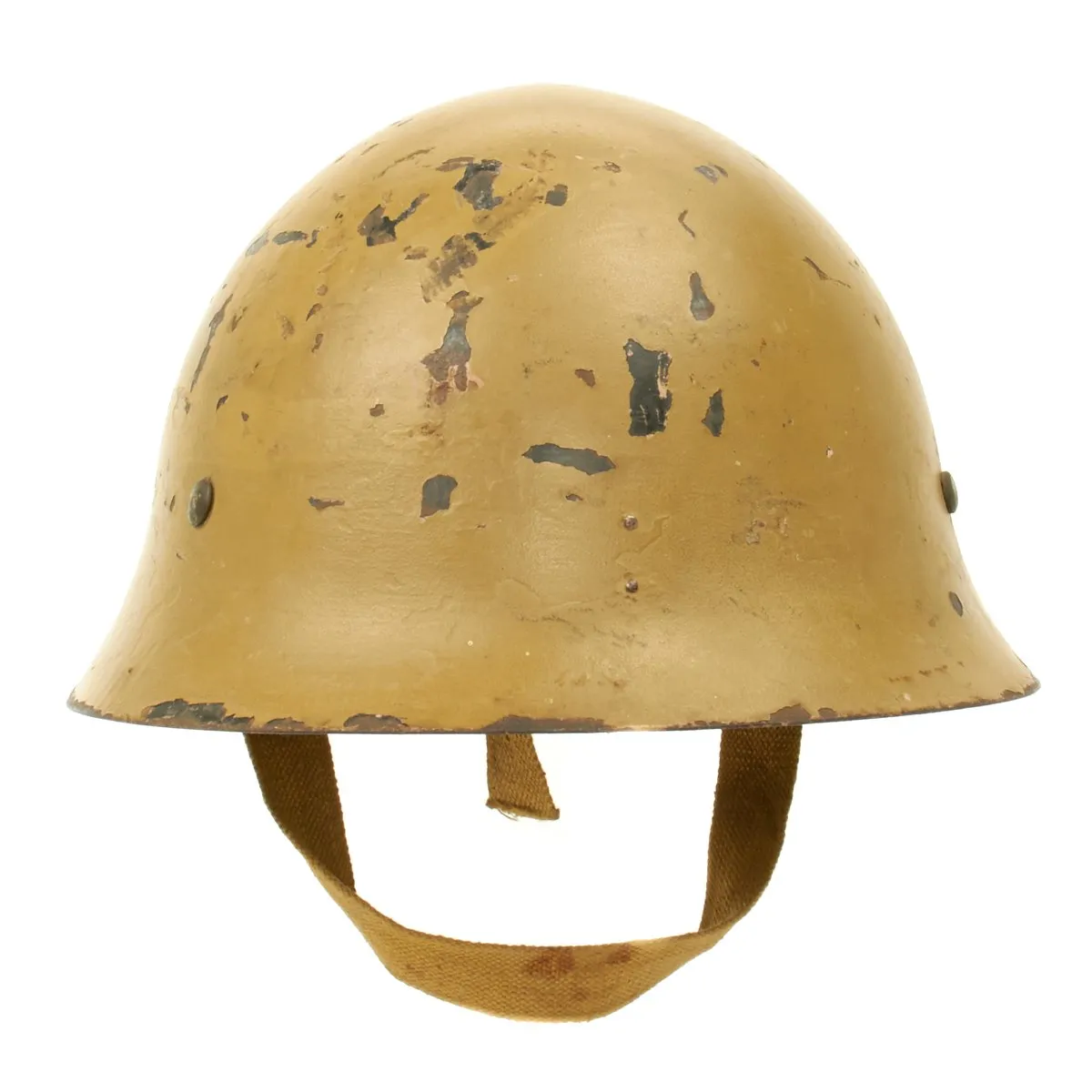 Original WWII Japanese Special Naval Landing Forces (SNLF) Tetsubo Helmet