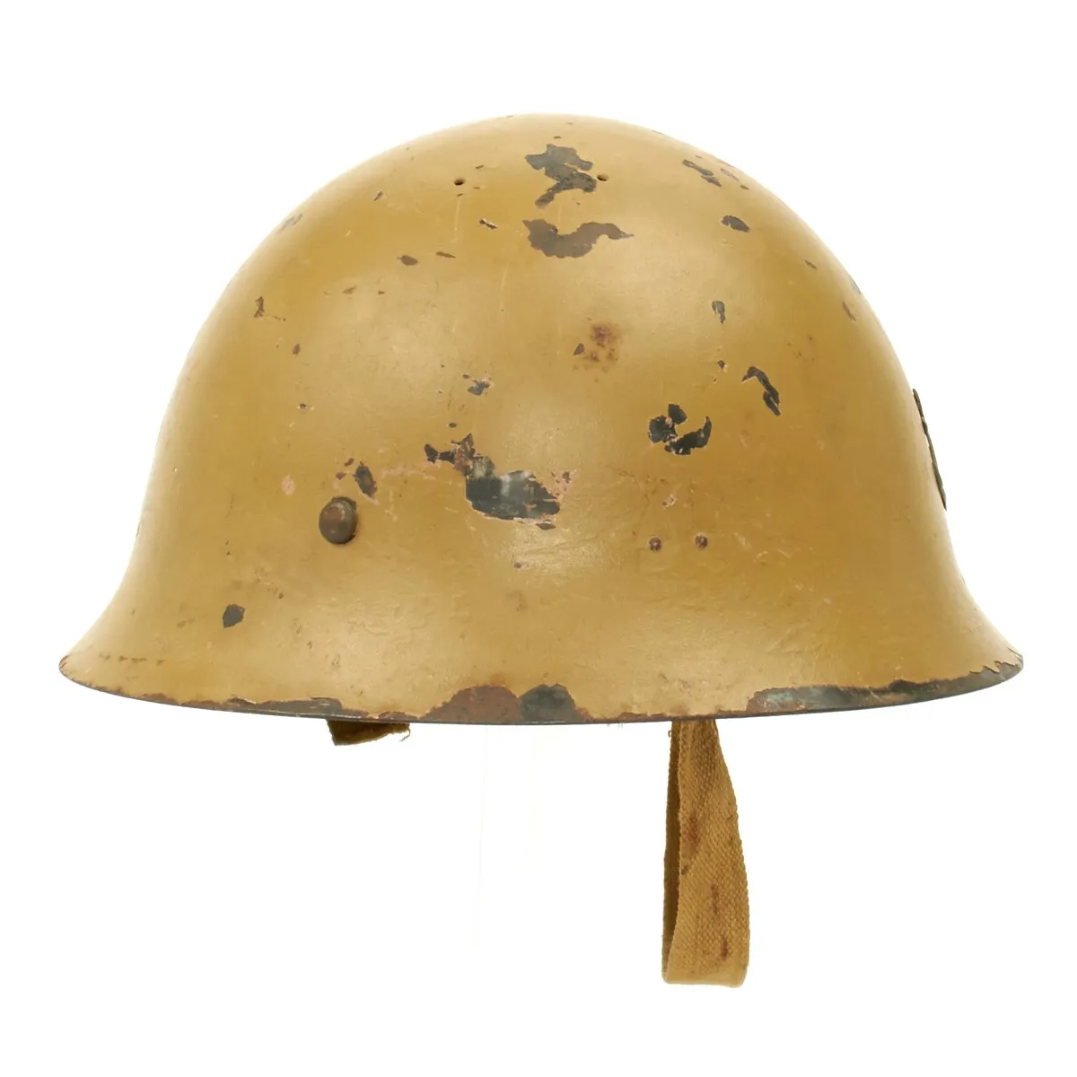 Original WWII Japanese Special Naval Landing Forces (SNLF) Tetsubo Helmet