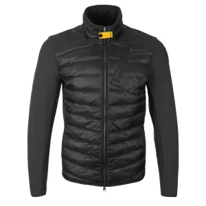 Parajumpers Jayden Quilted Fleece Jacket in Black