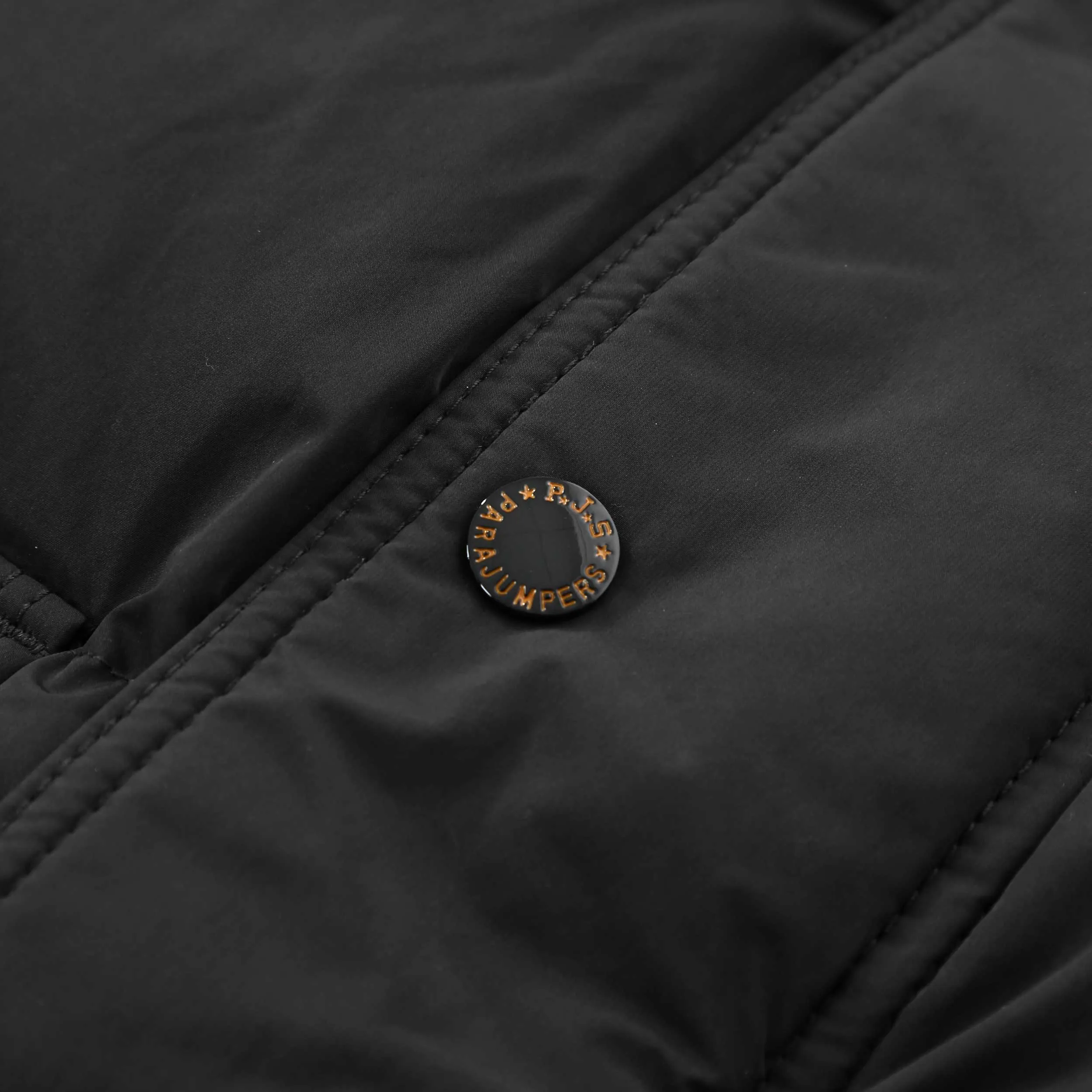 Parajumpers Long Bear Jacket in Black