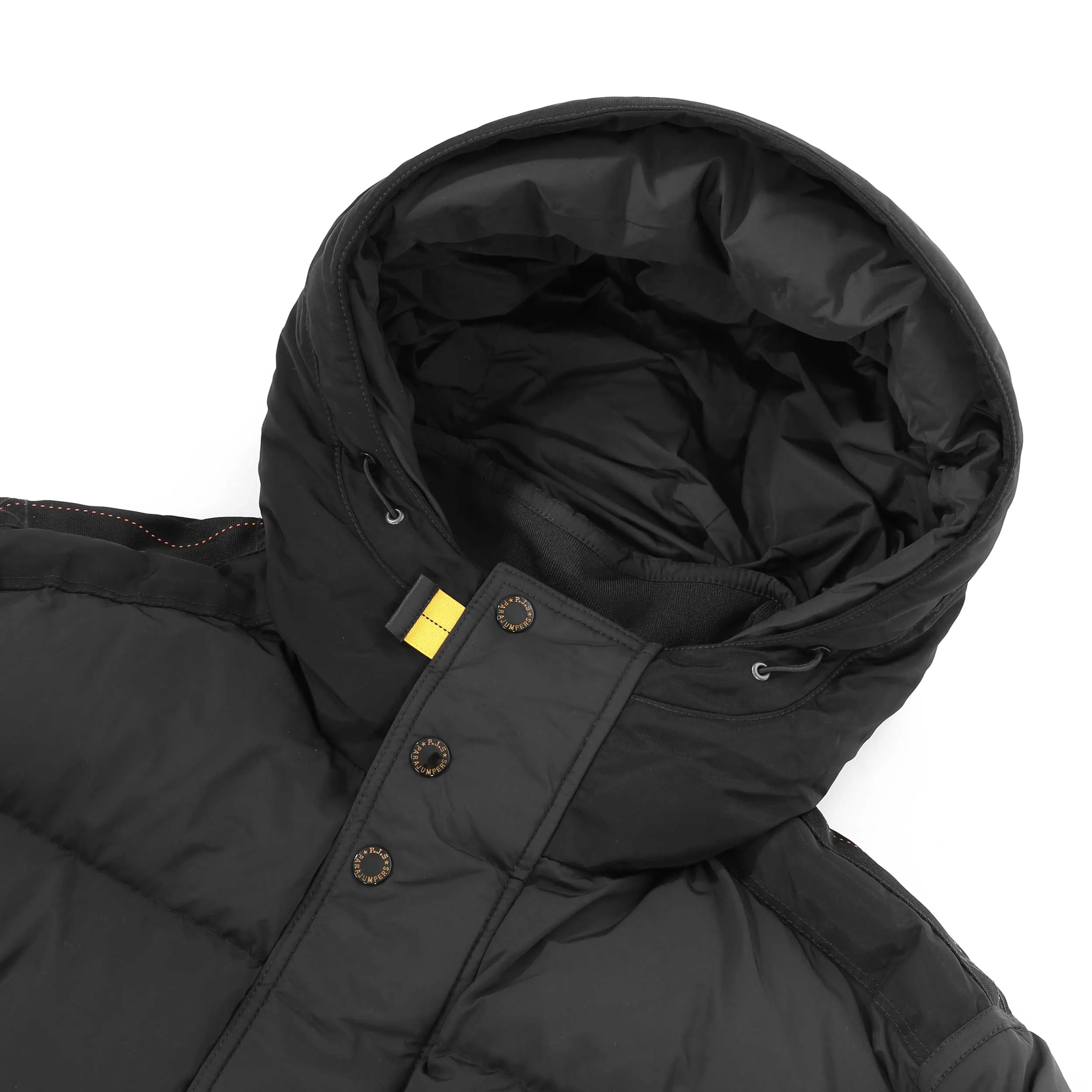 Parajumpers Long Bear Jacket in Black