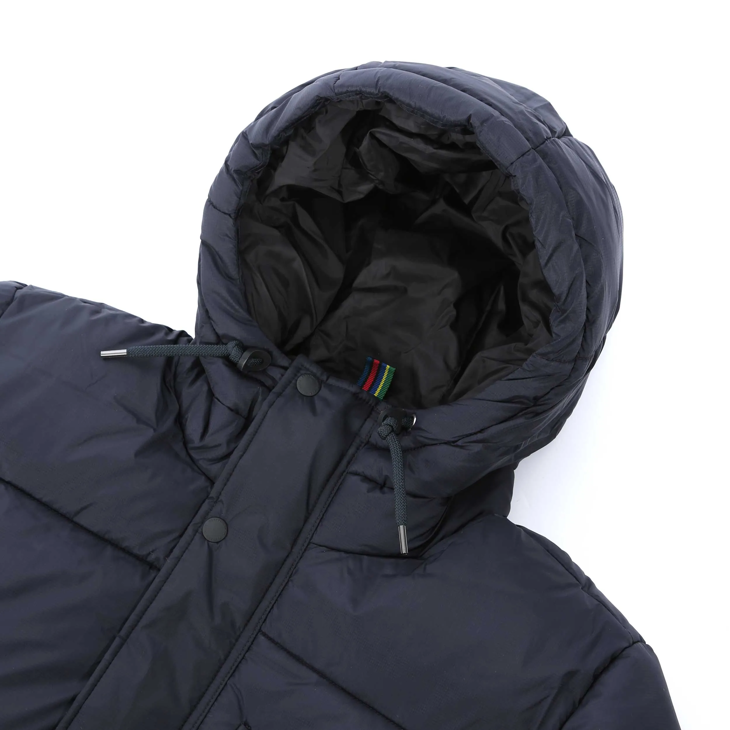 Paul Smith Fibre Down Parka Jacket in Dark Navy