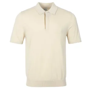 Paul Smith Sweater SS Polo Knitwear in Off White